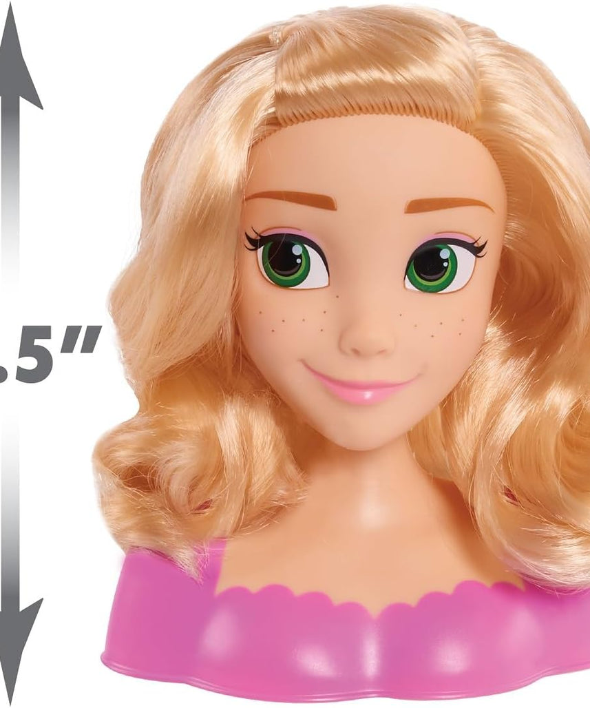 Disney Rapunzel Princess Mini Styling Head, Hair Styling Toy for Kids Ages 6-12, Creative Play and Imaginative Storytelling