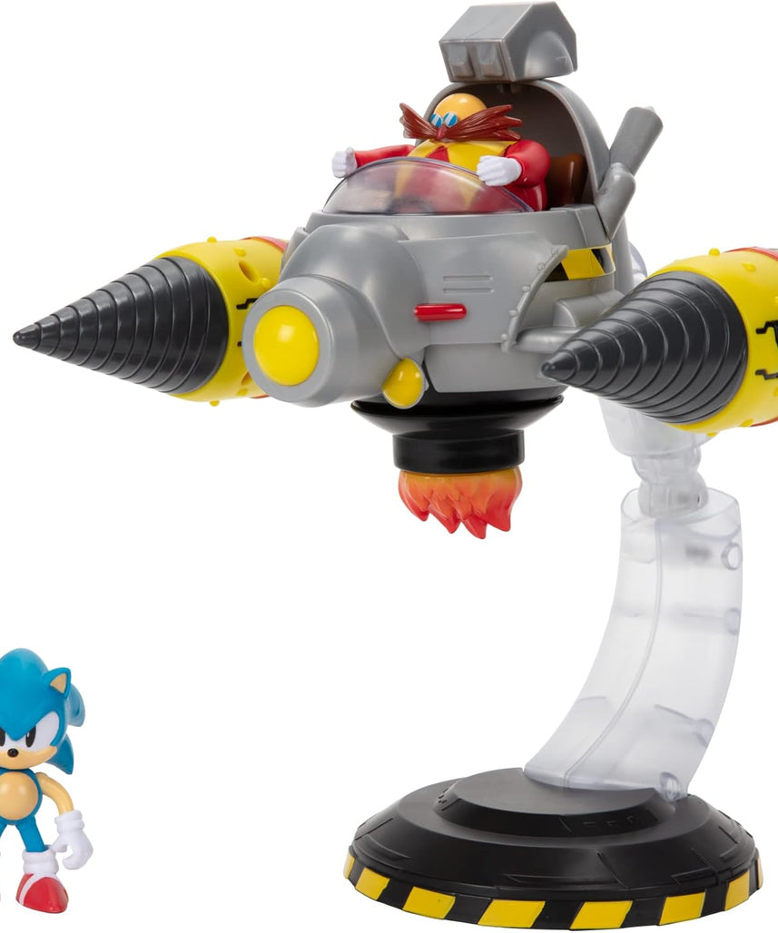 مجموعة معركة سونيك القنفذ البيضة المتنقلة، مجسمات سونيك والدكتور إيغمان مقاس 2.5 بوصة، مجموعة لعب من 14 قطعة، تكوينات قابلة للتخصيص، لعبة فيديو قابلة للتجميع للأطفال