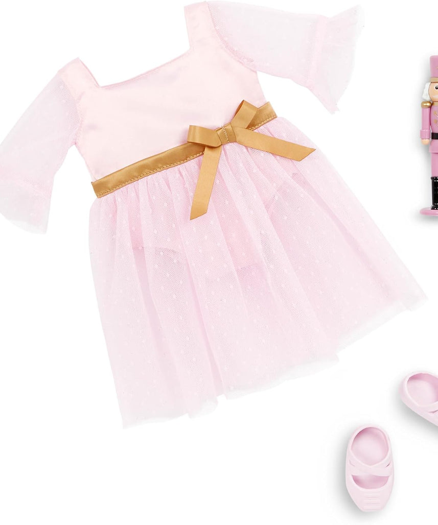 Our Generation Natasha Doll with Pink Dress and Nutcracker, Multicolor
