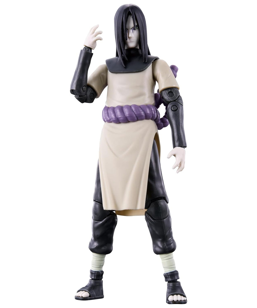 BANDAI - Anime Heroes - Naruto Shippuden - Figure Orochimaru - Official Licensed Naruto Shippuden - Articulated Orochimaru Figure 17 cm - Manga Action Figure - Toy for Children from 4 Years - 36968