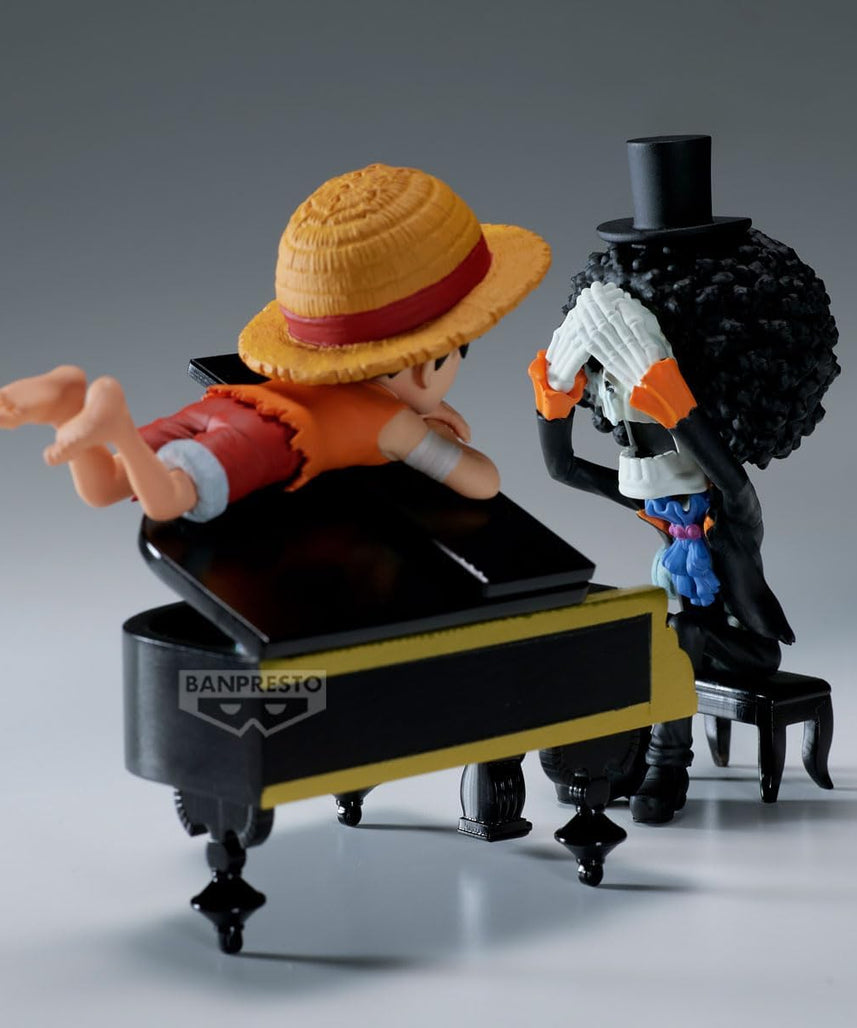 One Piece Monkey D. Luffy & Brook Log Stories WCF – Bandai Spirits Official Prize Figure