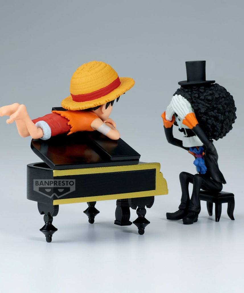 One Piece Monkey D. Luffy & Brook Log Stories WCF – Bandai Spirits Official Prize Figure