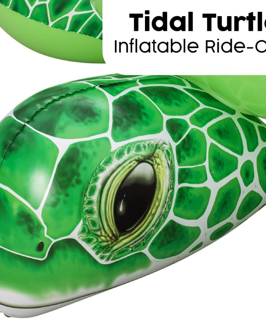 Bestway Inflatable Turtle Ride On for Kids Swimming Pool Inflatable, Swim Float, Pool Toys for Boys and Girls