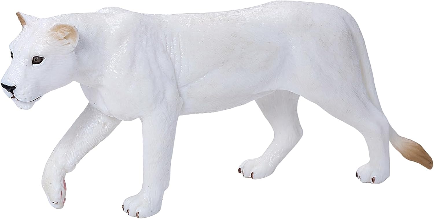 MOJO – White Lioness, Hand-Painted Toy Figure, Wildlife Collection, True to Life & Highly Detailed, Designed in UK