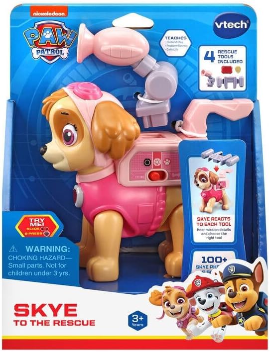 VTech PAW Patrol Skye to the Rescue – English Edition, Interactive Learning Toy for Kids 3+