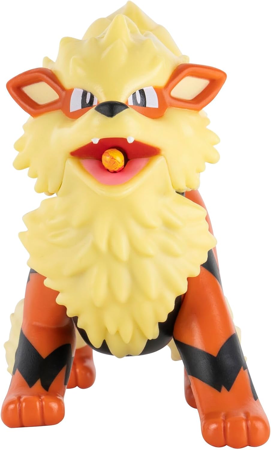 Pokémon Battle Figure Arcanine 4.5-Inch Action Figure by Jazwares, Articulated Anime Collectible Toy, Authentic Pokémon Design, Kids Ages 4+