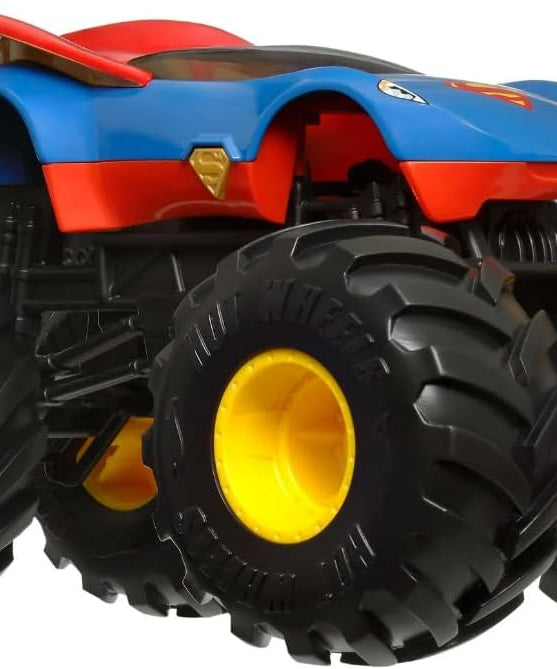 Hot Wheels Monster Trucks Superman Die-Cast Vehicle 1:24 JDR13