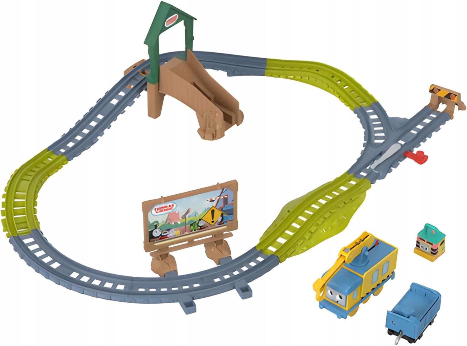 Thomas & Friends Busy Friends Locomotive + Rail Set