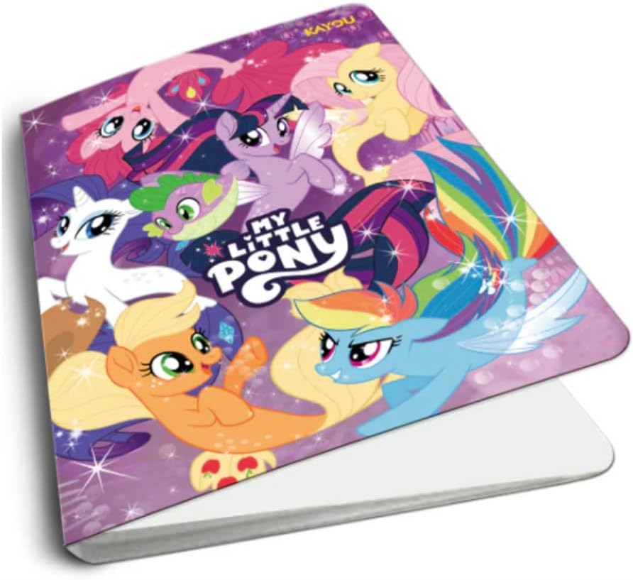 KAYOU My Little Pony Card Binder, 20-Page, Holds 160 Cards, Transparent Pockets, Friendship Eternal Collection Album