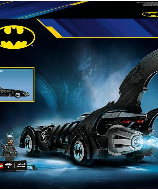 LEGO DC Batman Forever Batmobile - Super Hero Car Toy with a Minifigure - incl. an Opening Cockpit & Detailed Interior - Gift for 12+ Year Old Boys, Teenagers & Adult Fans - 76304