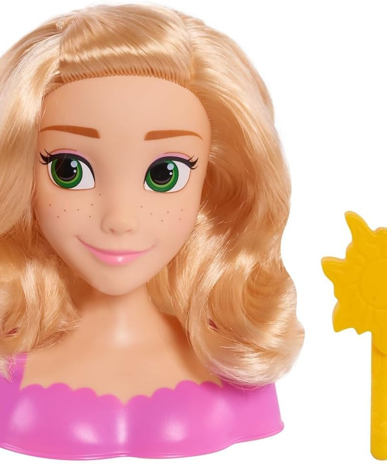Disney Rapunzel Princess Mini Styling Head, Hair Styling Toy for Kids Ages 6-12, Creative Play and Imaginative Storytelling