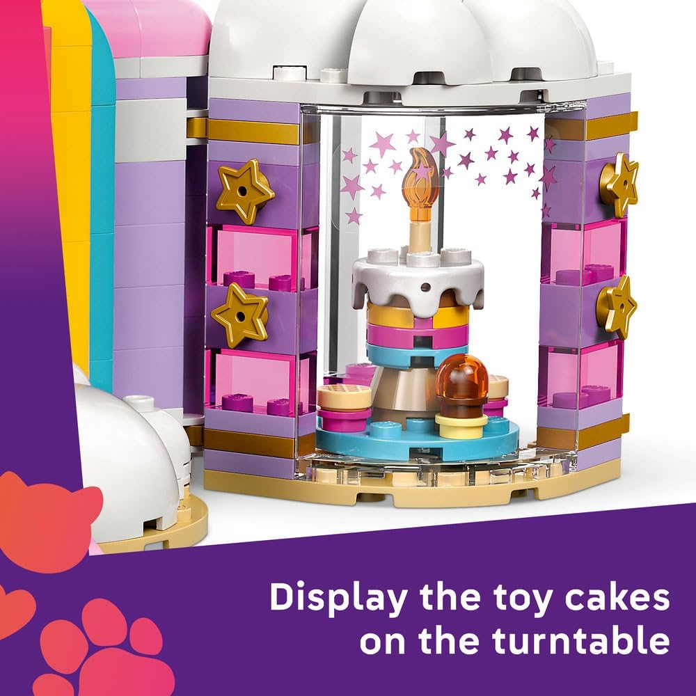 LEGO Friends Unicorn Dream Café - Toy Cake Shop w/ 3 Mini Dolls, Cash Register & Play Food Accessories incl. Cupcakes - Birthday Gift for 6+ Year Old Girls - 42684