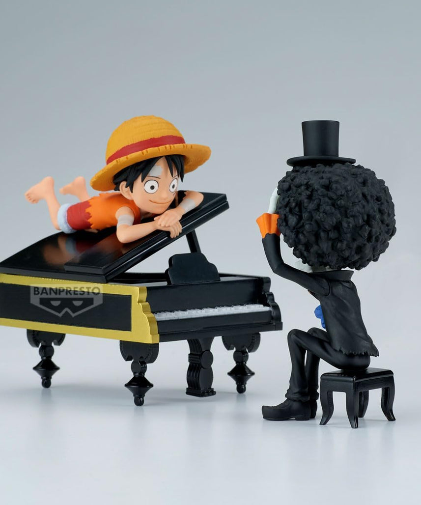 One Piece Monkey D. Luffy & Brook Log Stories WCF – Bandai Spirits Official Prize Figure
