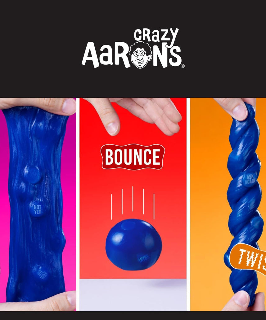 Crazy Aaron’s Amazing Prediction Thinking Putty, Interactive Fortune Reveal Sensory Putty in 4” Tin, Non-Toxic Stretchy Fidget Toy for Kids & Adults Ages 3+