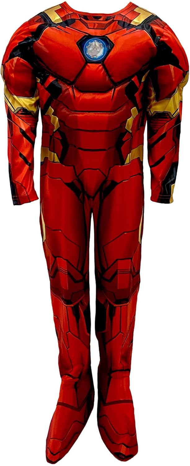 Party Centre Marvel Avengers Iron Man Deluxe Costume, 5-6 years