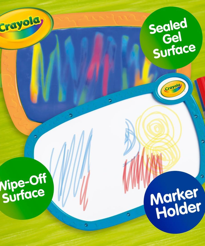 Crayola 2-in-1 Doodle Board, Toddler Drawing Board, Kids Drawing Tablet, Travel Activity, Toddler Toy, Gift for Toddler, 3+