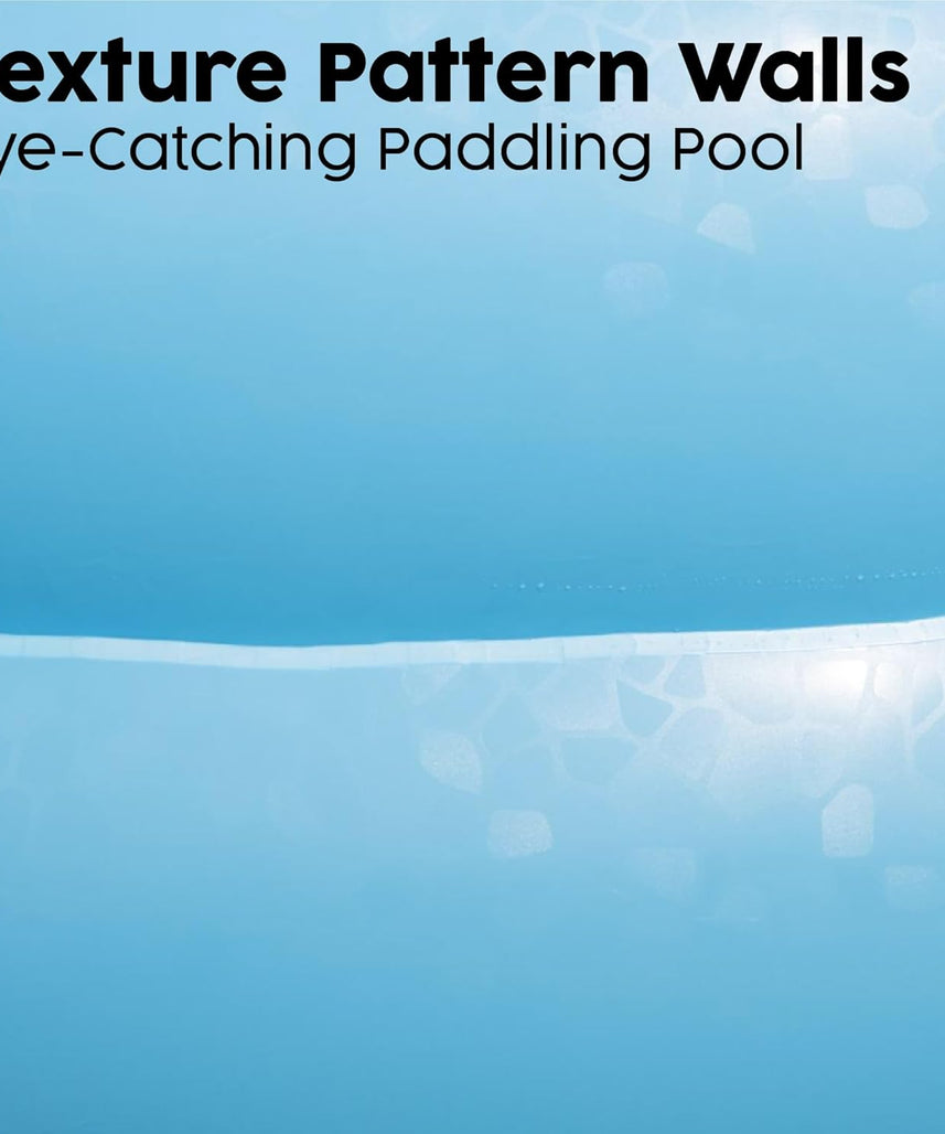 Bestway 8'7" x 69" x 20"/2.62m x 1.75m x 51cm Blue Rectangular Pool