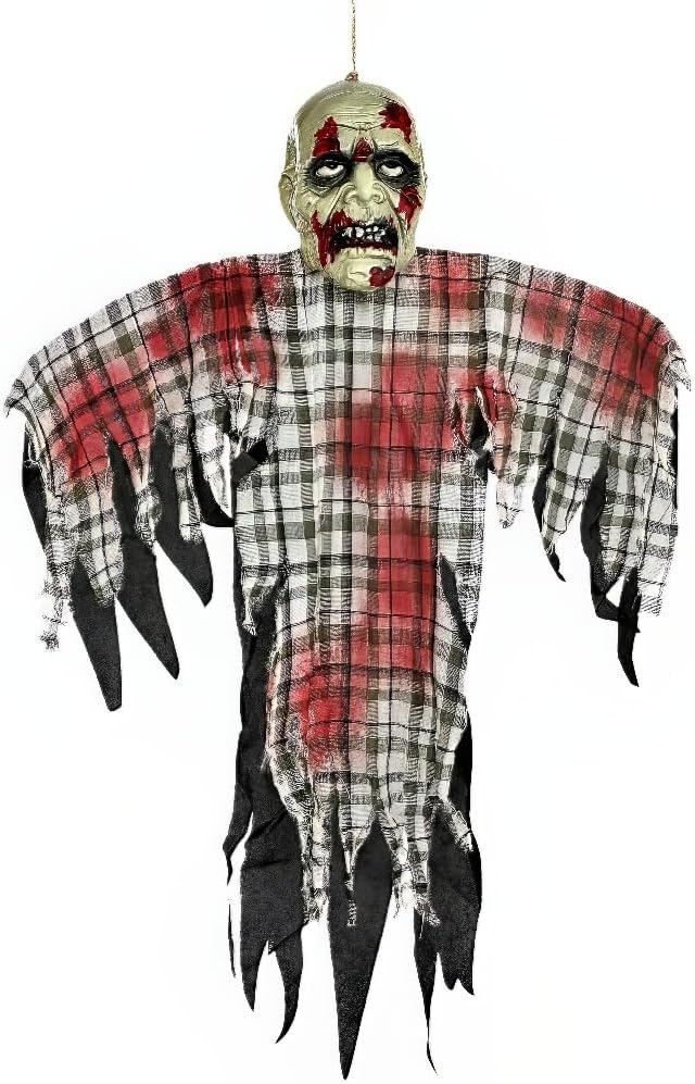 Hanging Zombie Fabric & Plastic