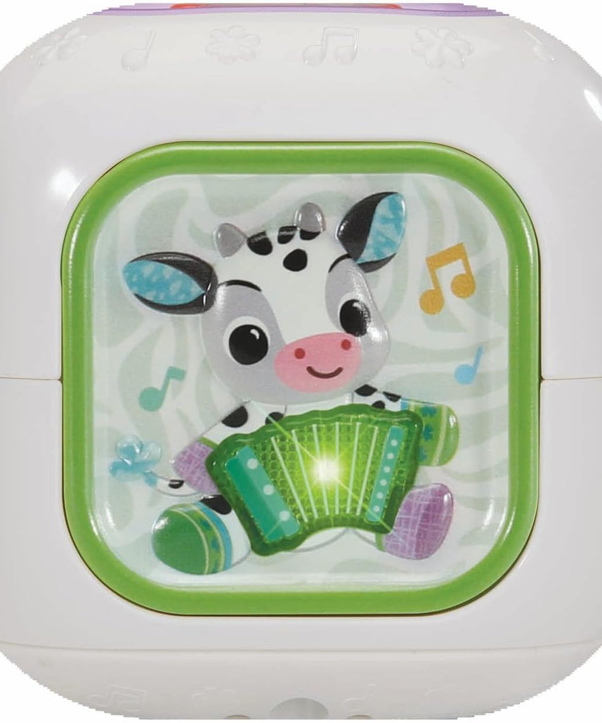 VTech Baby Sensory Sounds Musical Cube Interactive Learning Toy with Songs Textures Animals and Instruments Multicolor 3m+