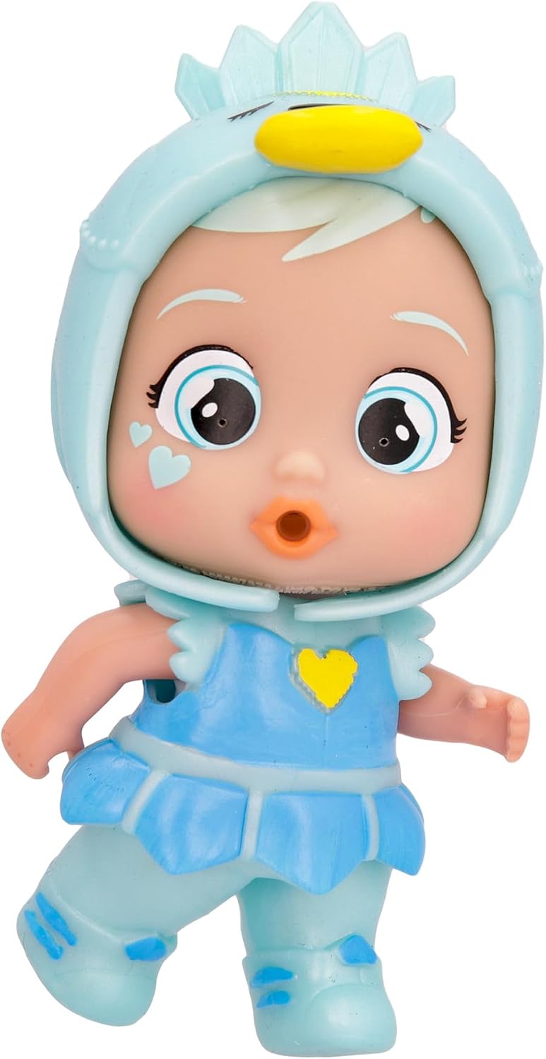 CRY Babies Star Sydney Collectable Mini Doll Iridescent Suit, Cries Real Tears with a Capsule 2 x 1, Boys and Girls from 3 Years