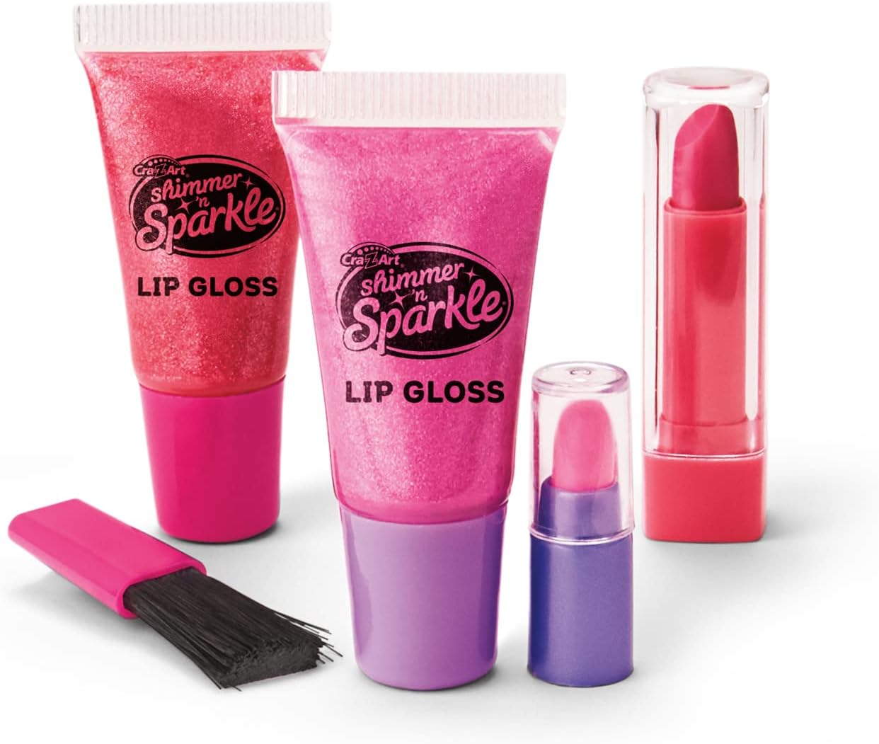 Cra-Z-Art Shimmer and Sparkle Shimmer 'n Sparkle Glitter Makeover Studio Beauty Kit â€“ All-in-One for Eye, Cheeks and Lips Ages 8 Up