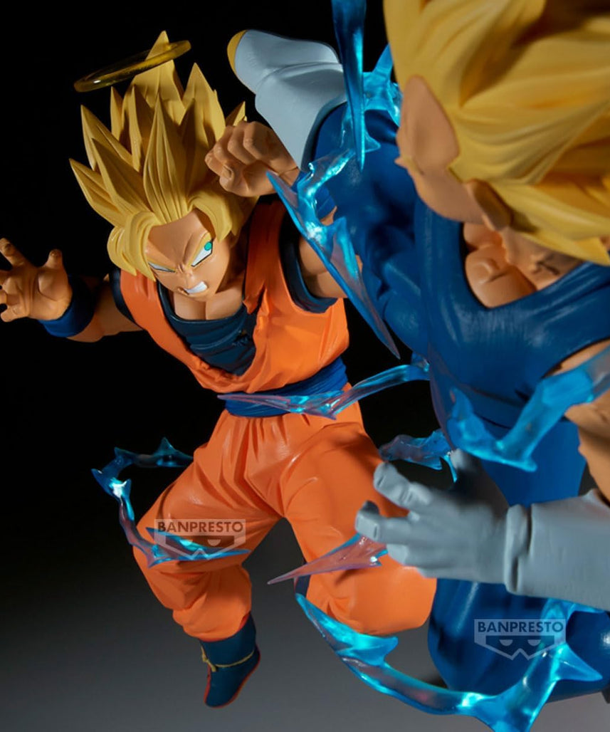 Banpresto Goku Super Saiyan 2 (Vs Majin Vegeta) Dragon Ball Z Match Makers 15 cm BP29754P Multicolour Collectible Figure Ideal for Anime Fans