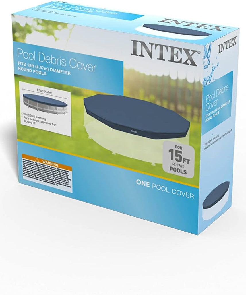 Intex 15-Foot Round Metal Frame Pool Cover