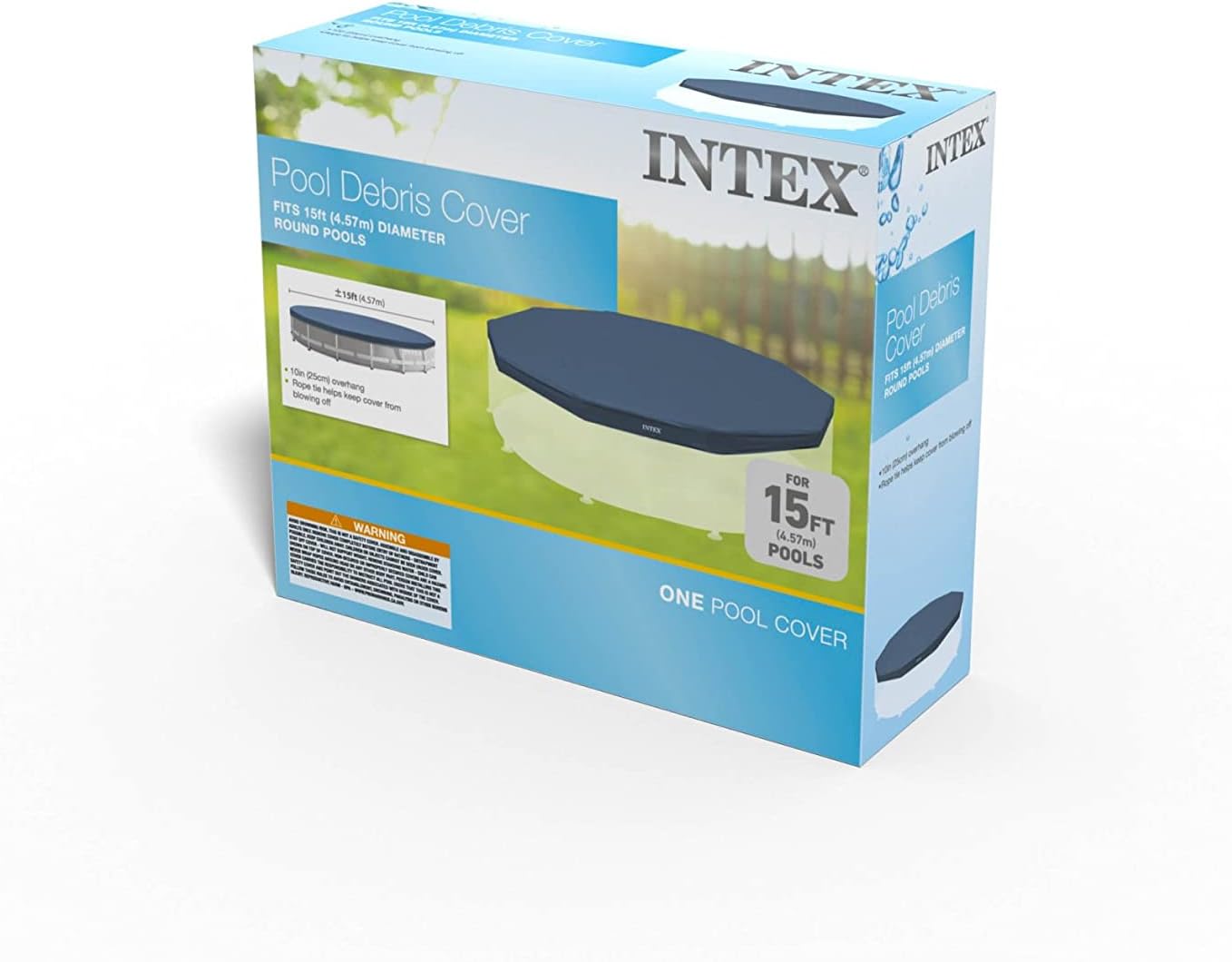 Intex 15-Foot Round Metal Frame Pool Cover