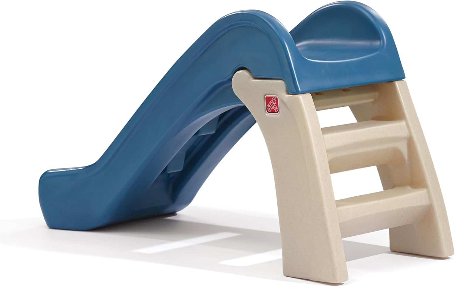 Step2 Play & Fold Jr. Slide, Folding Toddler Slide, Indoor & Outdoor Plastic Slide, Kids 1.5–4 Years