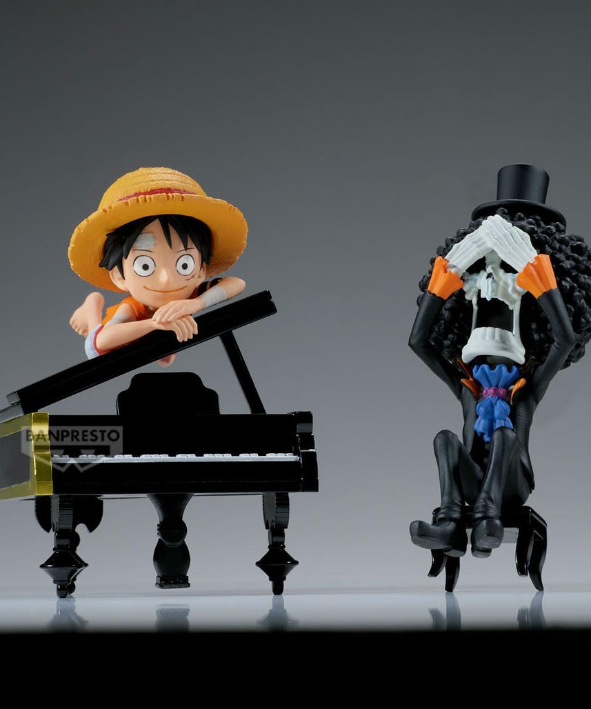 One Piece Monkey D. Luffy & Brook Log Stories WCF – Bandai Spirits Official Prize Figure