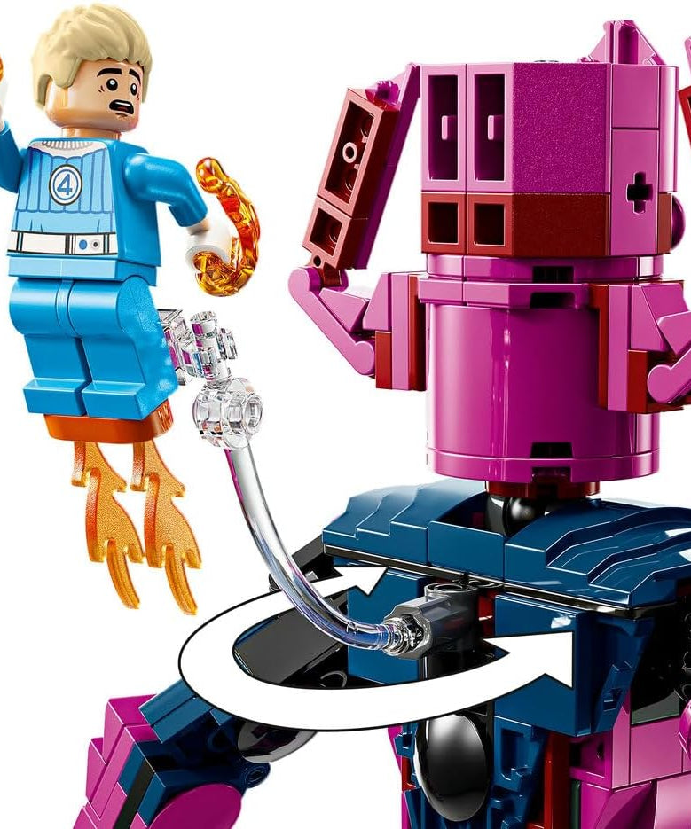 LEGO Marvel Fantastic Four vs. Galactus Construction Figure - Building Toy with Reed Richards, Invisible Woman, The Thing & Human Torch Minifigures - Movie Set for 9+ Year Old Boys & Girls - 76316