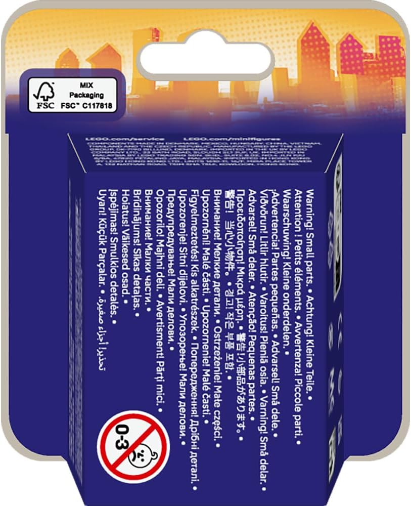 LEGO Minifigures Spider Man Across The Spider Verse Mystery Box 1 Random Figure Collectible Toy For Kids 5+