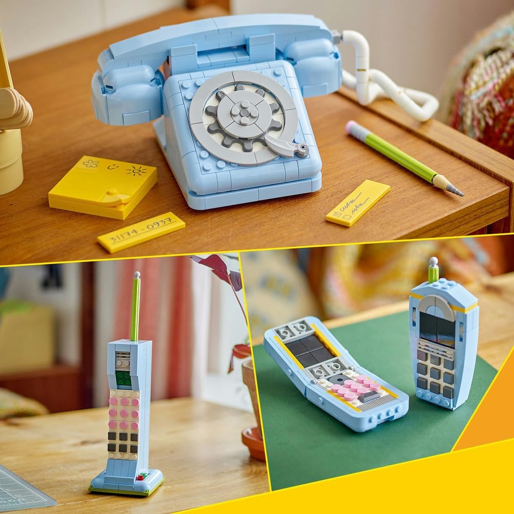 LEGO Creator 31174 Retro Telephone 3-in-1 Building Kit for Ages 8+