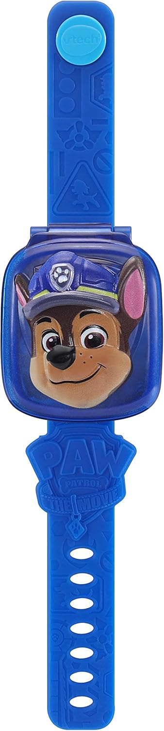VTech Paw Patrol Movie Chase Learning Watch Interactive Kids Wristwatch with Alarm Timer Stopwatch 4 Learning Games Number Matching Memory Hand Eye Coordination Educational Toy for Children Ages 3-6, Multicolor