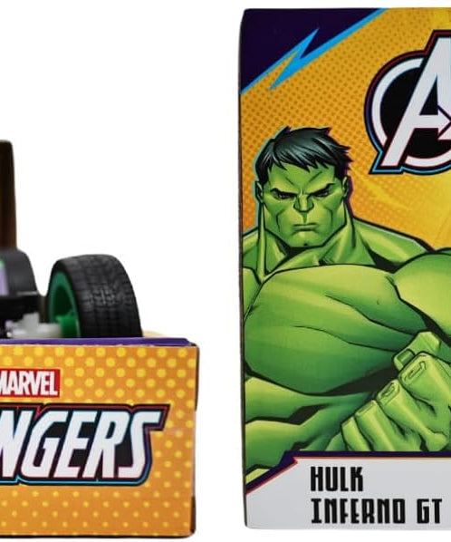Marvel Hulk Inferno GT Blazer 2.4 GHz RC Car – Full Function Remote Control Monster Truck with Working Lights, High Speed Off-Road Action Toy for Kids Ages 6+, Official Marvel Merchandise