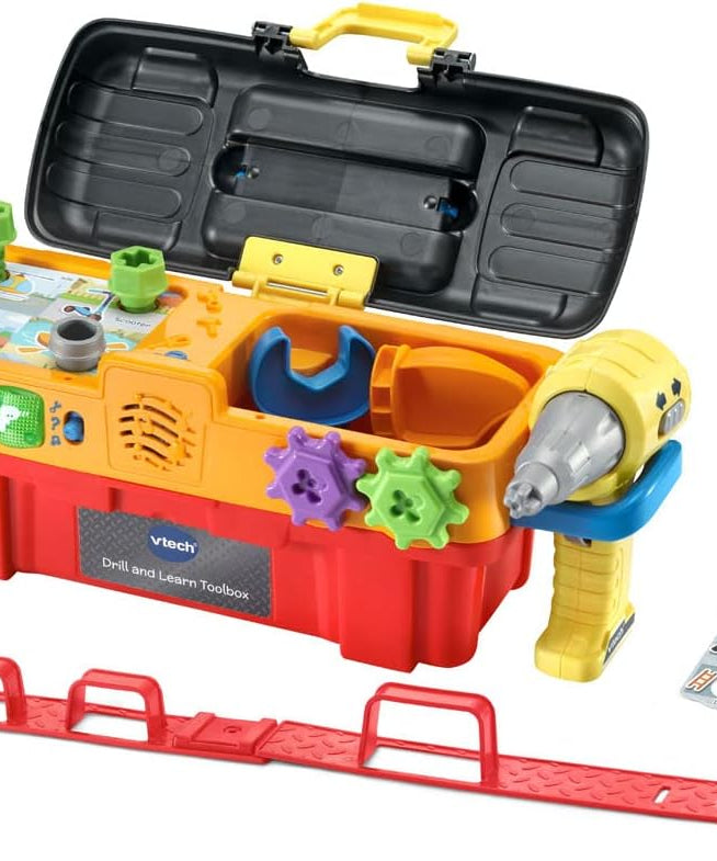 VTech Drill and Learn Toolbox Pro Interactive Learning Tool Set for Toddlers Multicolour 2+