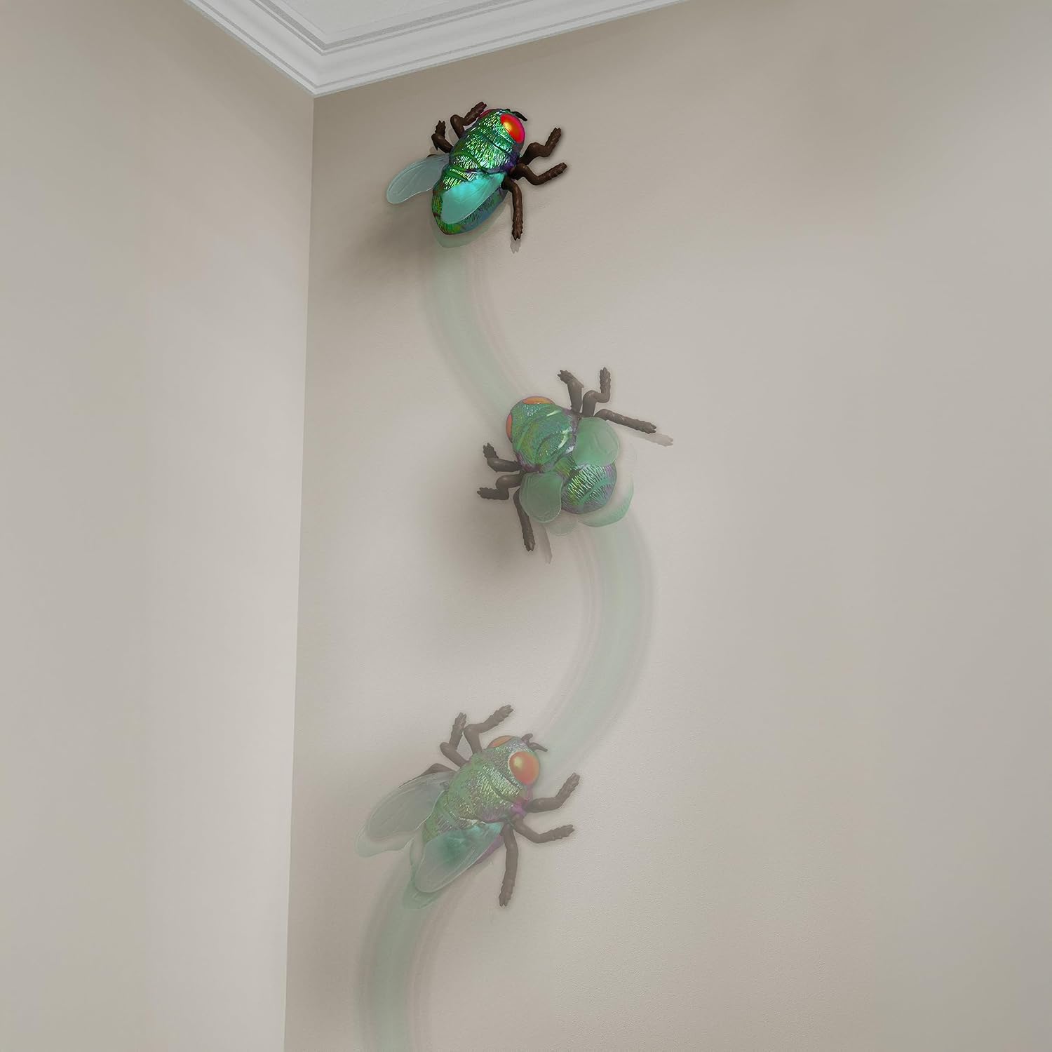 Terra RC Climbing Fly | Gravity-Defying Insect Toy | Crawls on Walls, Floor & Ceiling | Powerful Suction | Realistic Wings & Legs | Easy to Control | 3 Modes | Rechargeable | Ages 5+