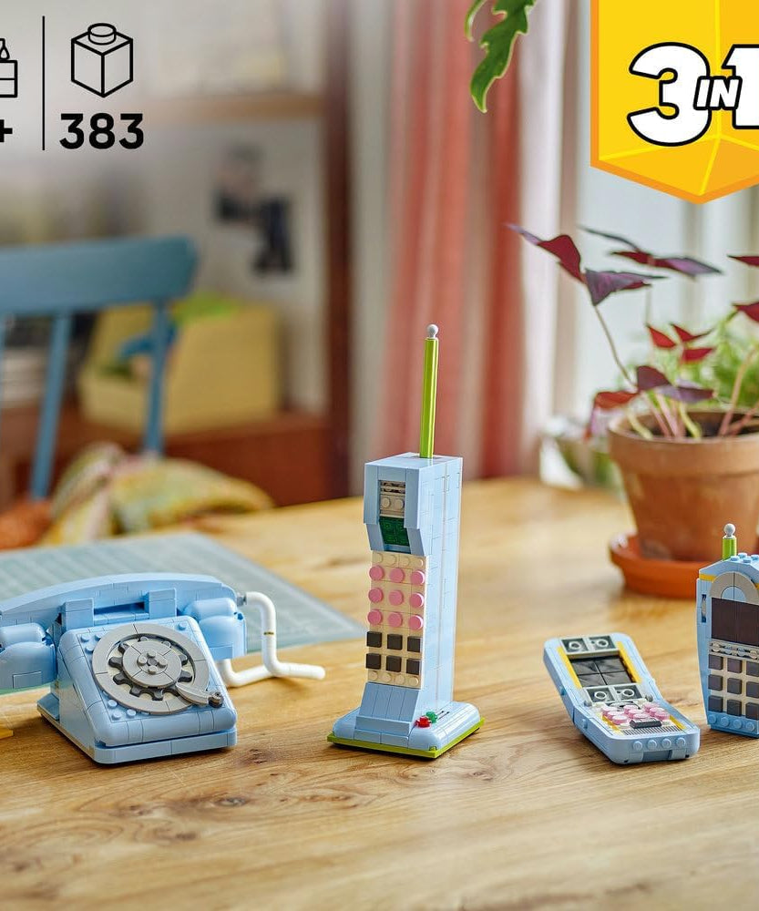 LEGO Creator 31174 Retro Telephone 3-in-1 Building Kit for Ages 8+
