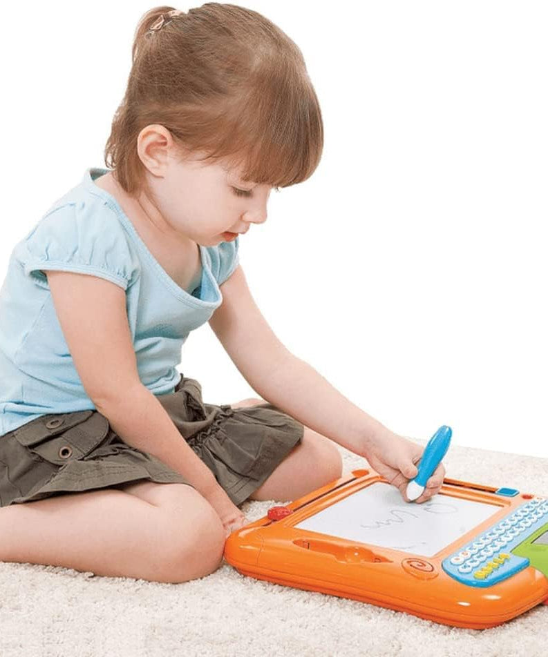 Winfun Write ’N Draw Learning Board | Educational toy Drawing Pad for Kids 2+ Years | Alphabet, Numbers & Spelling | Interactive Learning & Music Modes