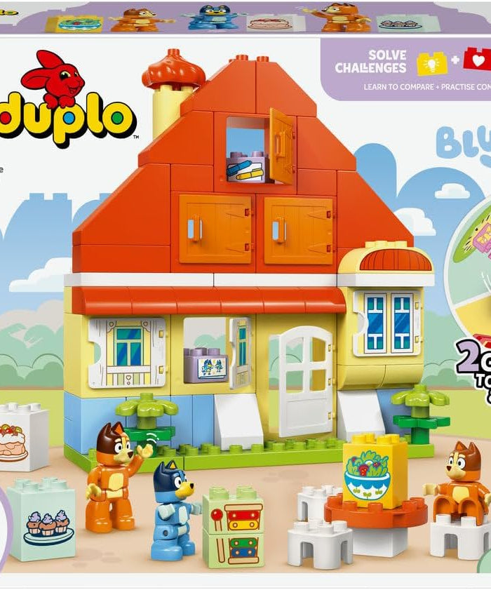 LEGO DUPLO Bluey: Bluey's Family House with Memory Game 10459