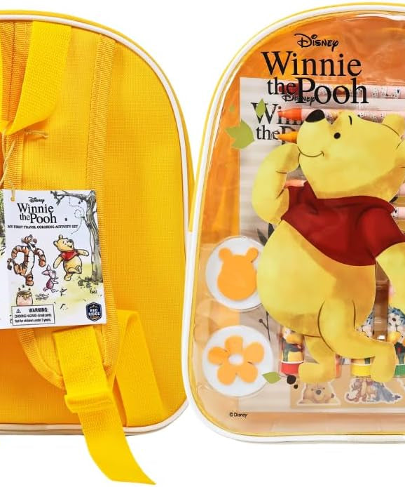 Disney Winnie the Pooh My First Travel Coloring & Activity Set| Art & Craft Kit | Learning & Activity Set | Travel Fun | Age 3+