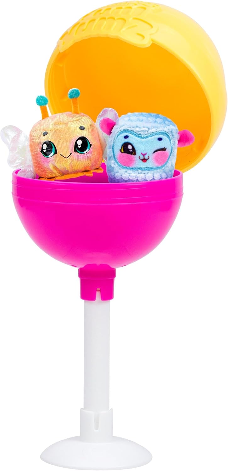 Cookeez Makery Yum Yumz Twin Pack, Series 3, Full of Fun & Yum, 2 Sweet Scented Plush Surprises Inside A Lollipop, 30+ Plush Candy Pets to Collect with Common, Rare, Ultra Rare and Limited Edition