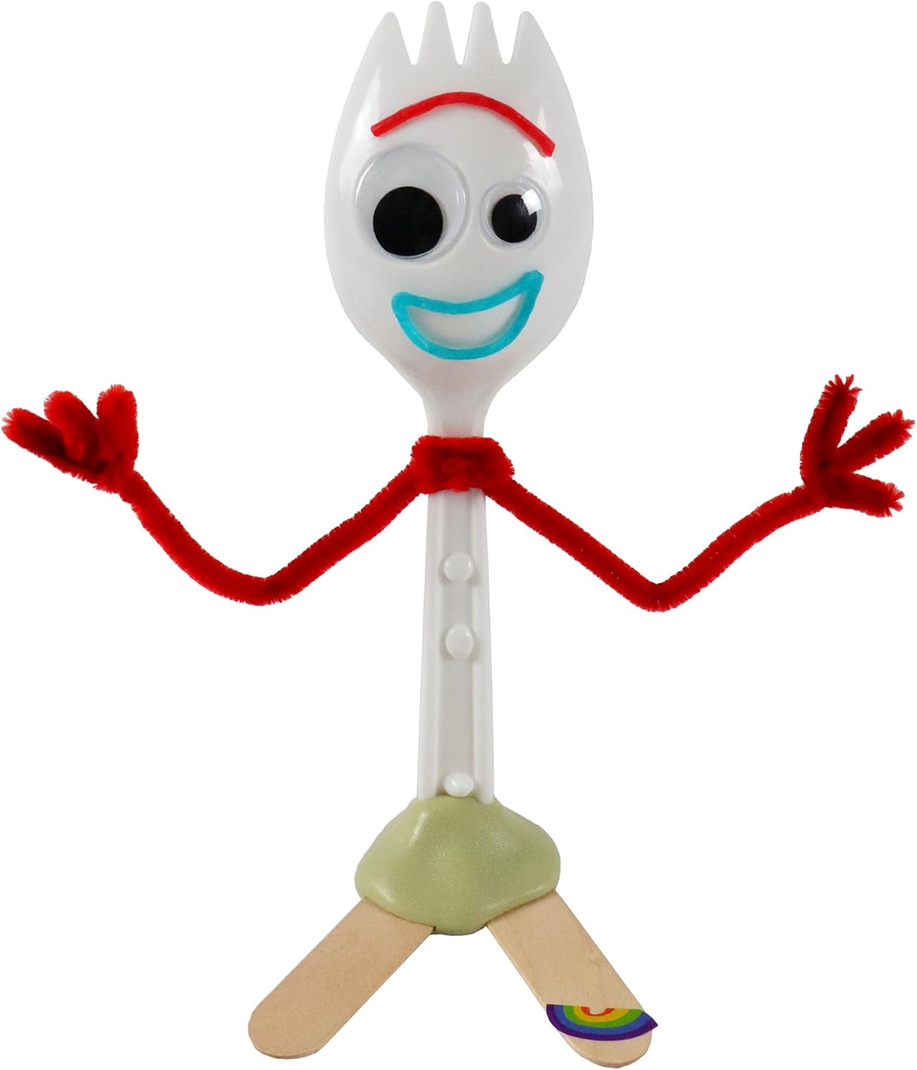 Disney Pixar Toy Story 5 Make Your Own Forky DIY Craft Kit for Kids, Creative Character Building Activity Set with Accessories, Arts and Crafts Toy Ages 3+
