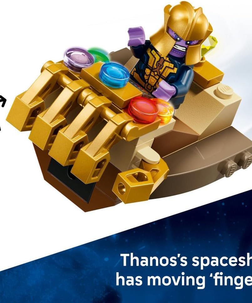 LEGO Super Heroes 76319 Captain America vs Thanos Battle Set for Kids 4+