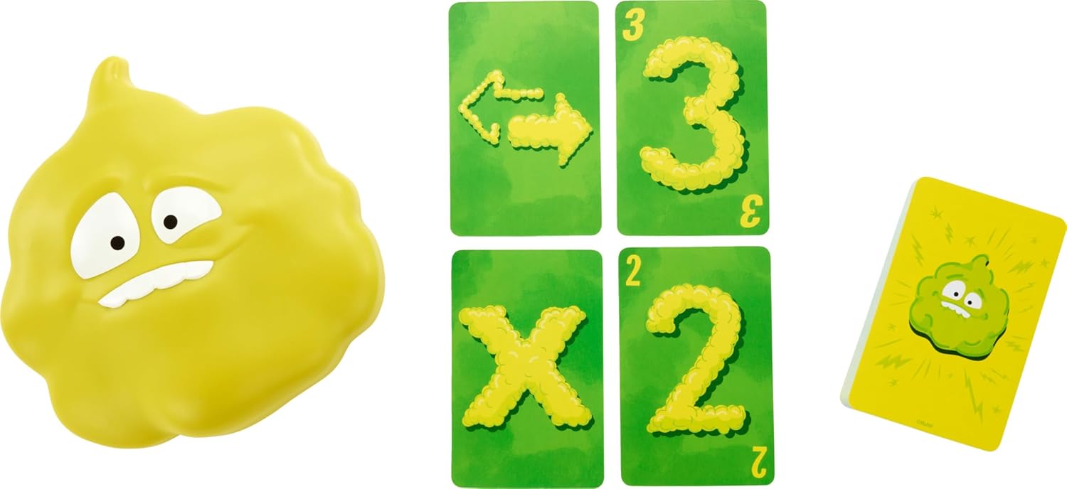 Mattel Gas Out Electronic Farting Game with Guster the Gas Cloud for Kids 5+ Family Party Game