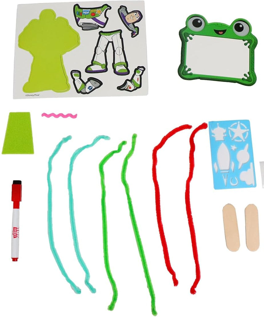 Disney Pixar Toy Story 5 Make Your Own Forky and Karen Craft Kit for Kids, 30+ Piece DIY Arts and Crafts Activity Set, Creative Character Building Toy Gift Ages 3+