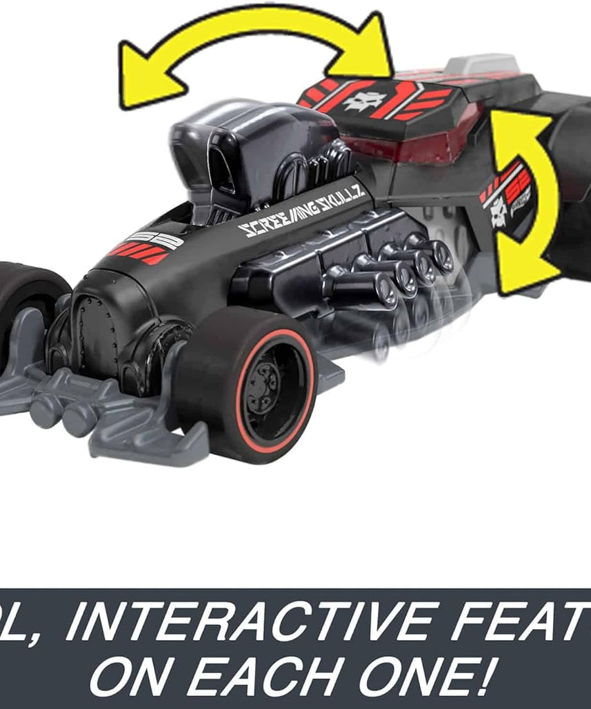 Hot Wheels Pull-Back Speeders 1:43 Scale Toy Car, Pull Back and Release for Instant Racing Fun