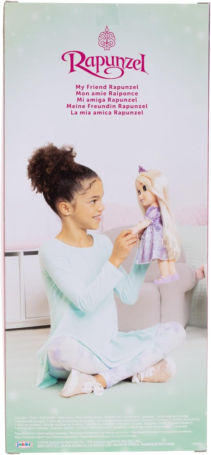 Disney Princess Core Doll 15-Inch Glass Eyes Disney 100th Anniversary Rapunzel