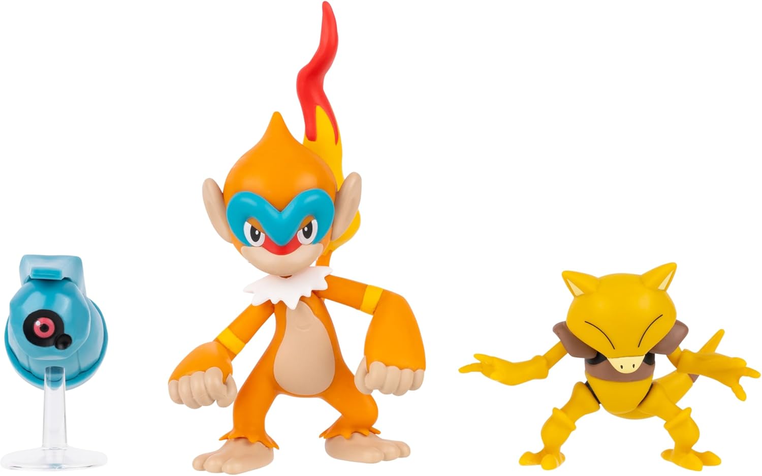 Pokémon PKW4092 Battle Figure Set Tanhel, Abra and Panpyro Official Figures Set