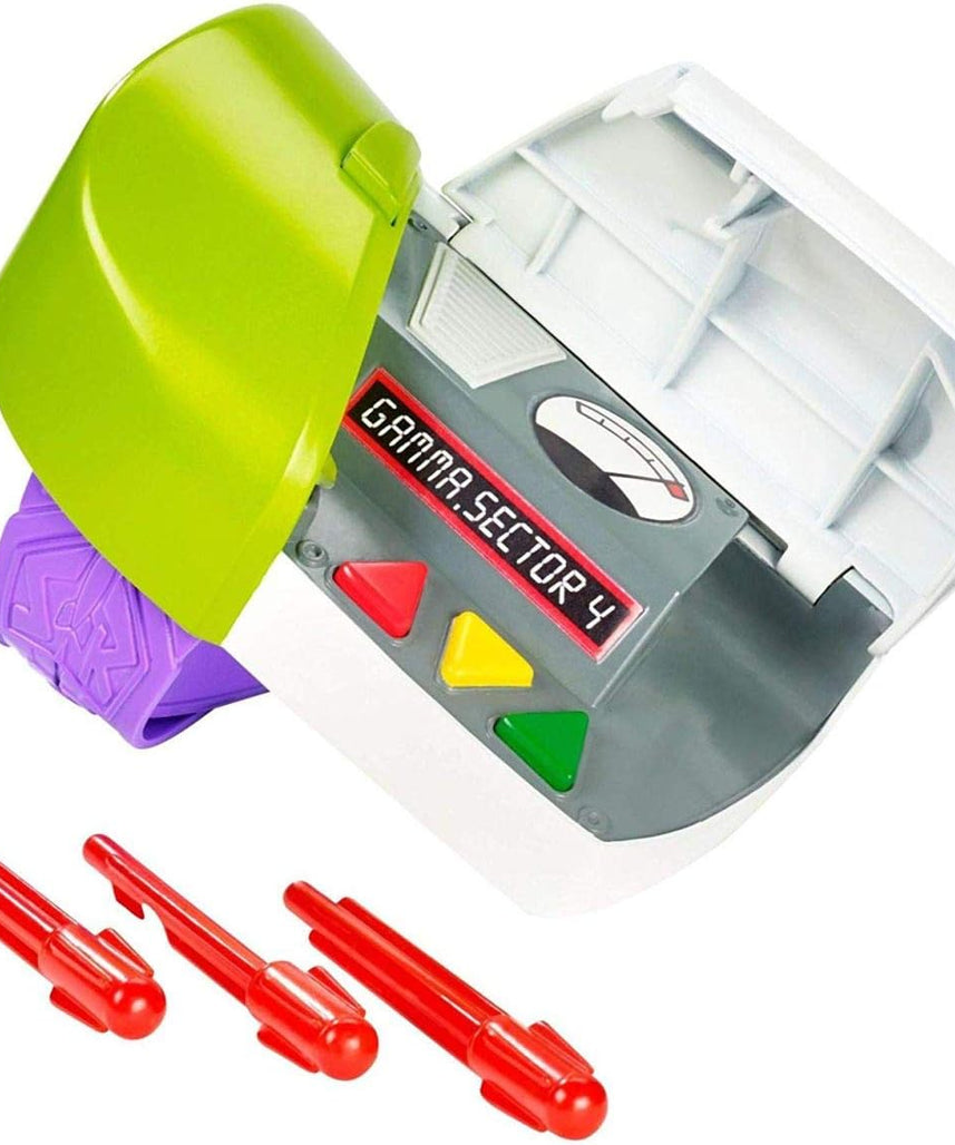 Mattel Toy Story Buzz Lightyear Wrist Communicator Toy with Projectiles for Kids 3+